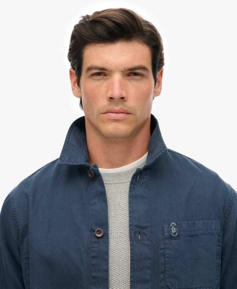The Merchant Store- Linen-blend Overshirt