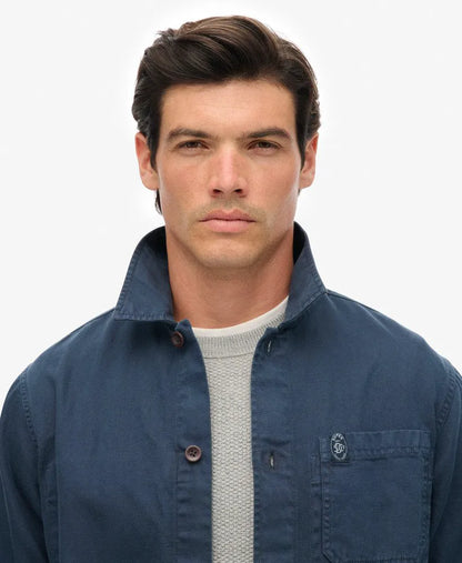 The Merchant Store- Linen-blend Overshirt