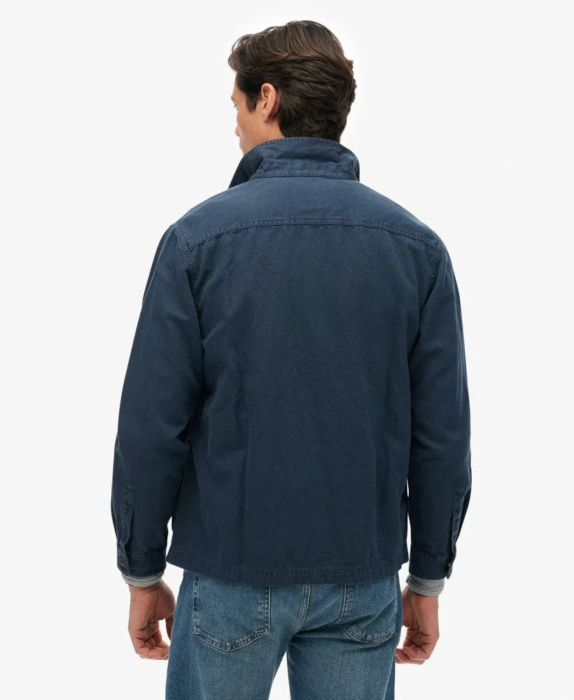 The Merchant Store- Linen-blend Overshirt