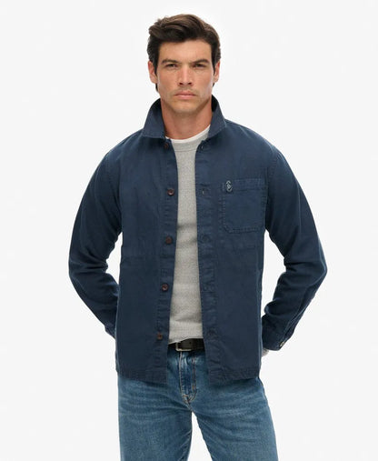 The Merchant Store- Linen-blend Overshirt