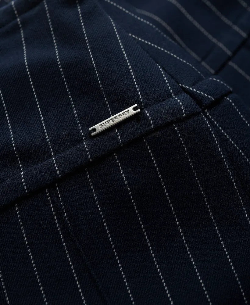 NAVY PINSTRIPE