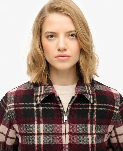 Checked Ranch Quilted Jacket
