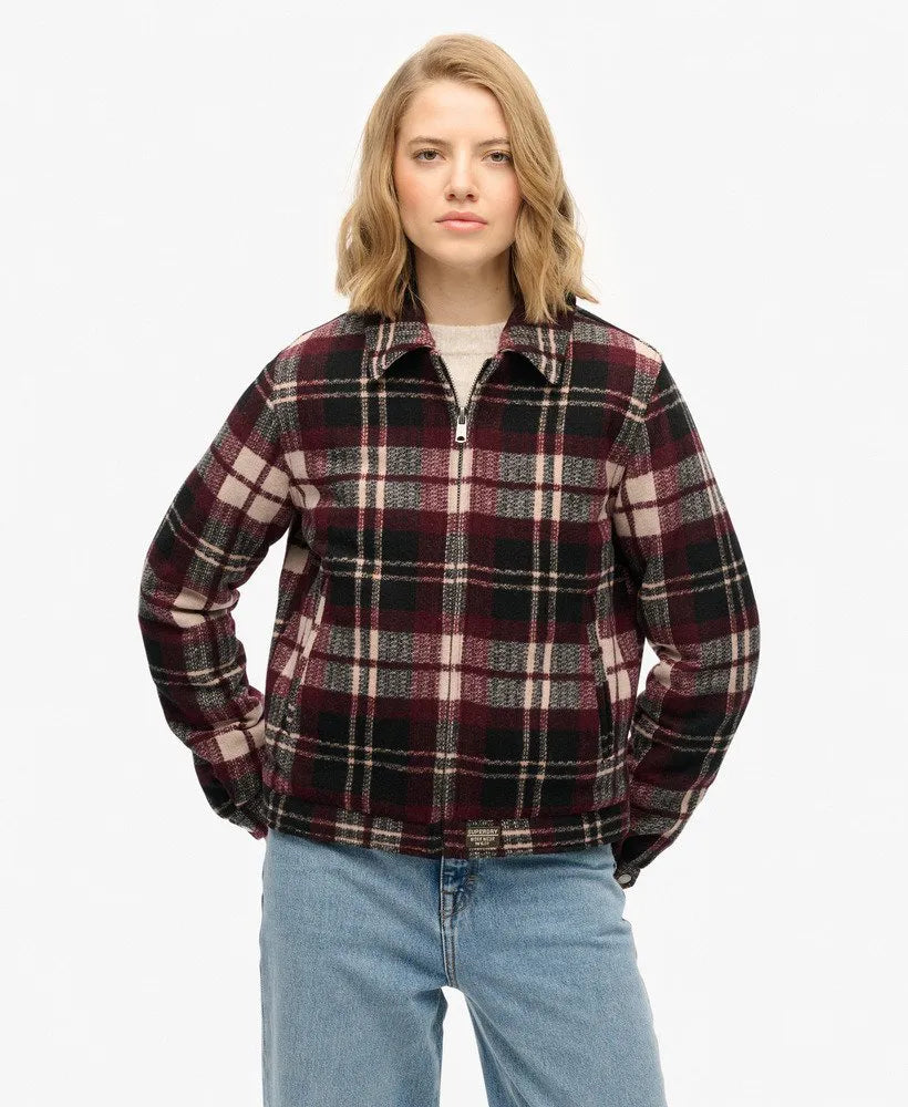 Checked Ranch Quilted Jacket