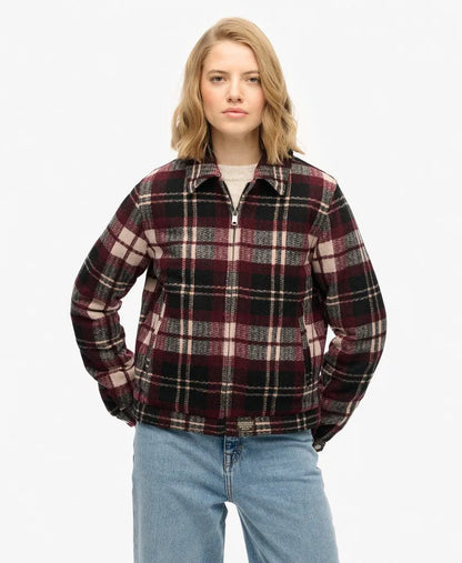 Checked Ranch Quilted Jacket
