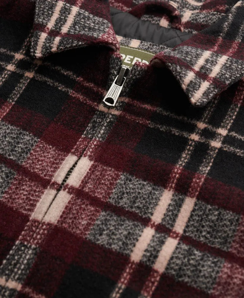 Checked Ranch Quilted Jacket