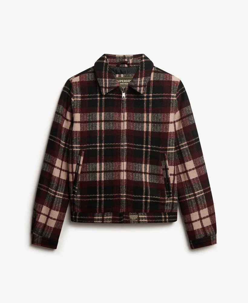Checked Ranch Quilted Jacket