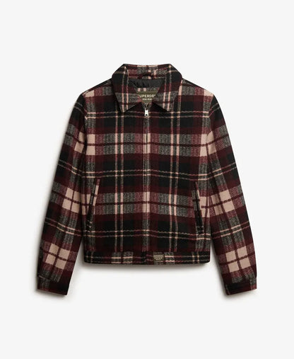 Checked Ranch Quilted Jacket