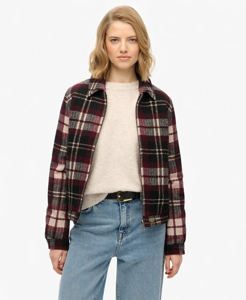 Checked Ranch Quilted Jacket