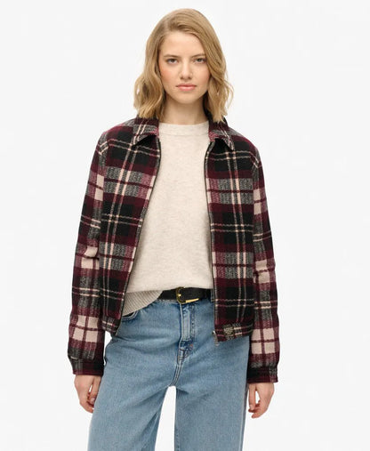 Checked Ranch Quilted Jacket