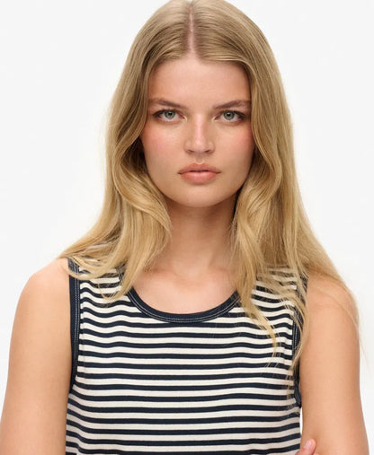 Athletic Essentials Jersey Stripe Tank Top
