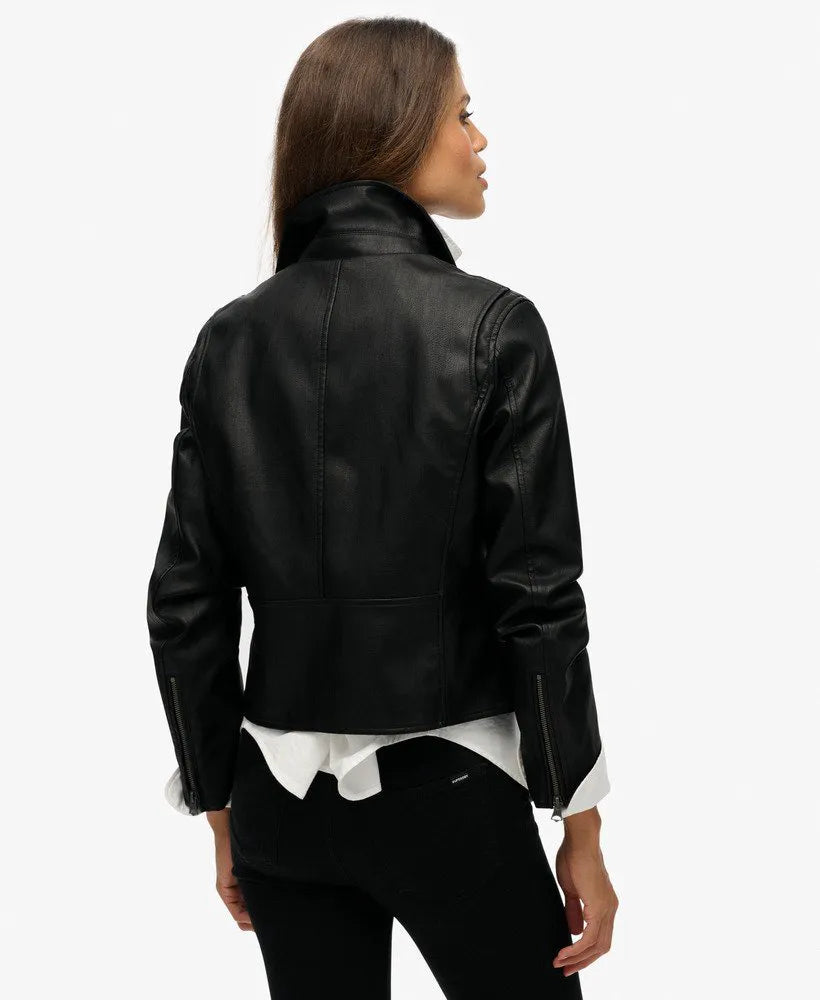 Classic Faux Leather Biker
