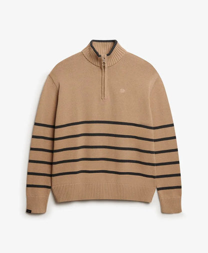 Lingayen Beige Shadow Grey Stripe