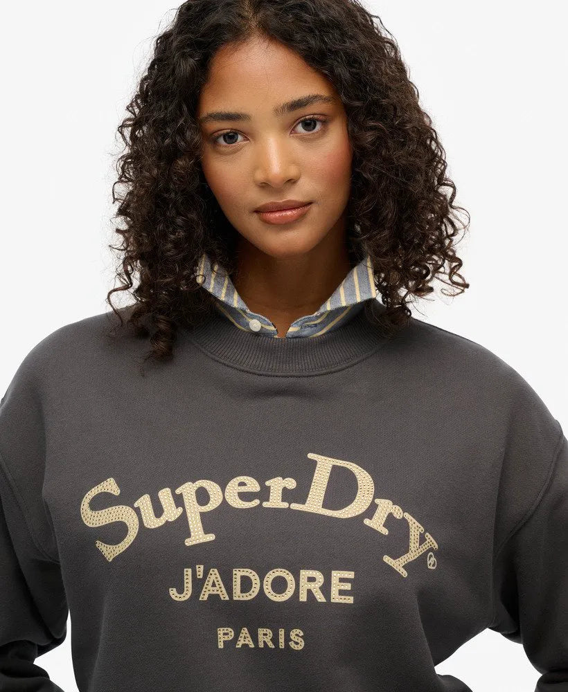 Brand Mark Loose Crew Sweatshirt