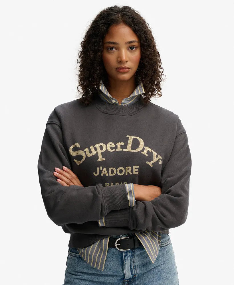 Brand Mark Loose Crew Sweatshirt