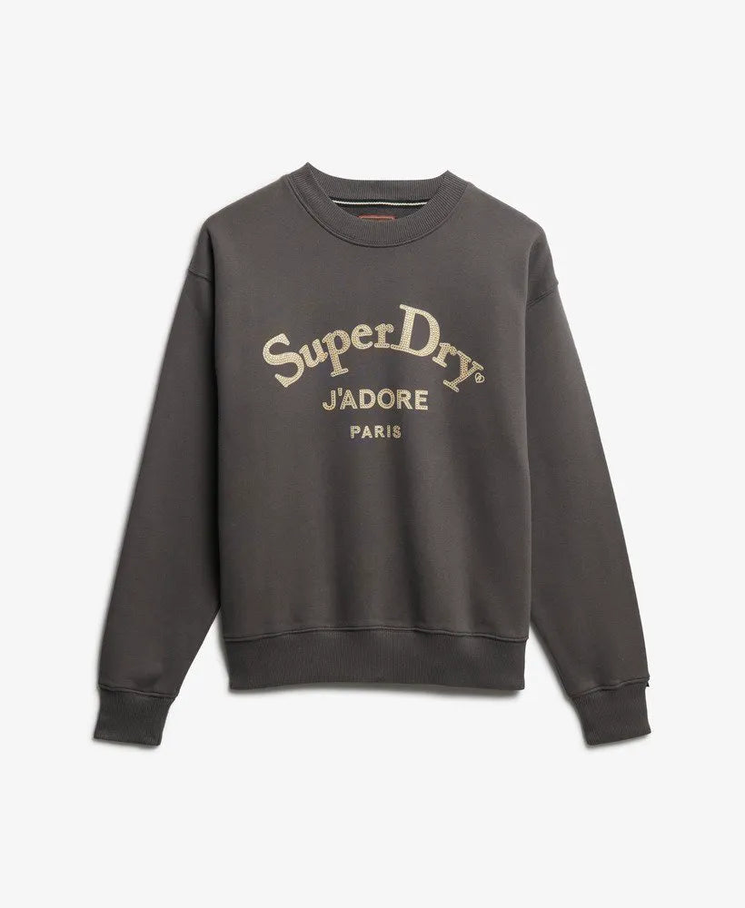 Brand Mark Loose Crew Sweatshirt