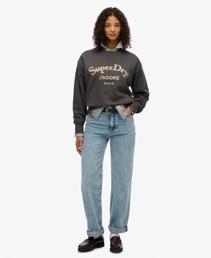 Brand Mark Loose Crew Sweatshirt