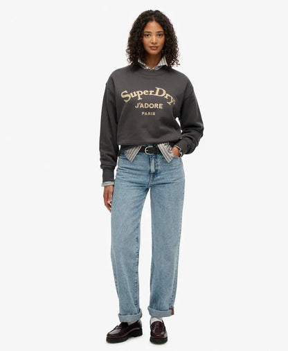 Brand Mark Loose Crew Sweatshirt