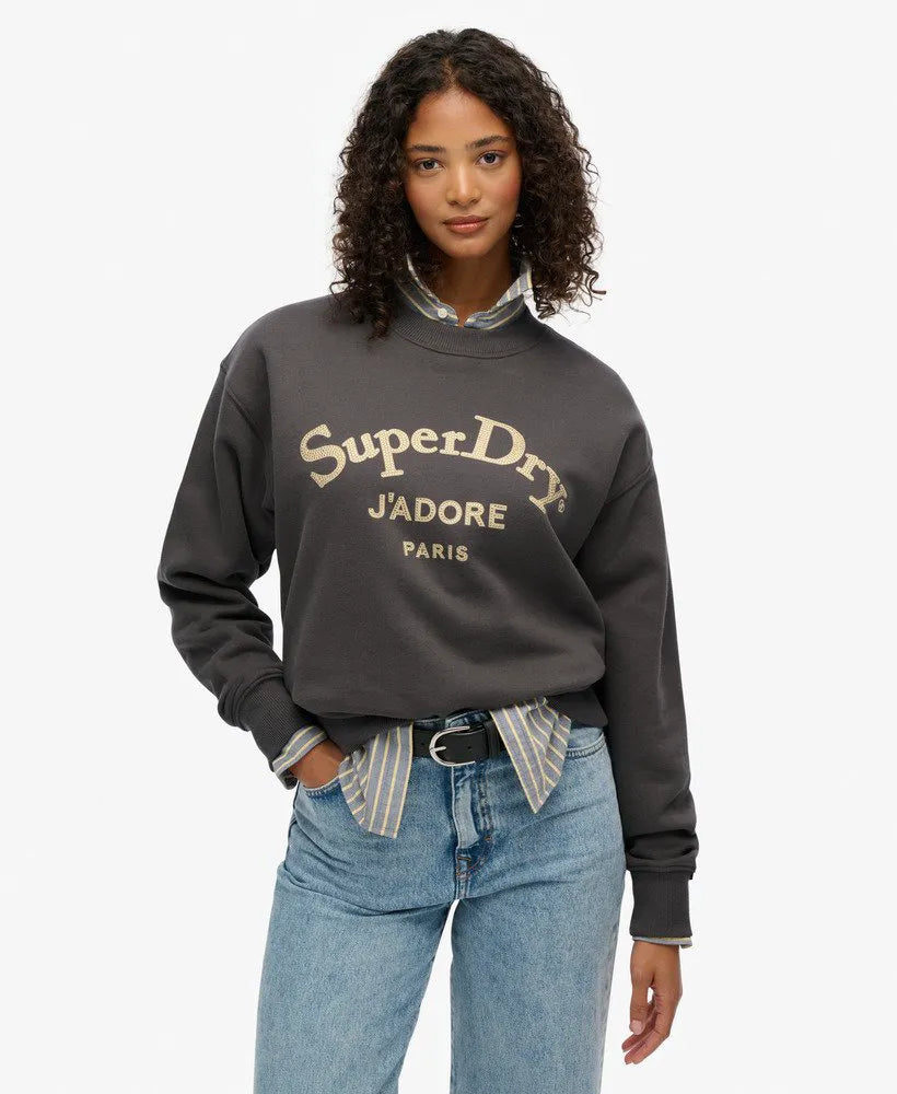 Brand Mark Loose Crew Sweatshirt