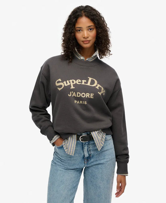 Brand Mark Loose Crew Sweatshirt