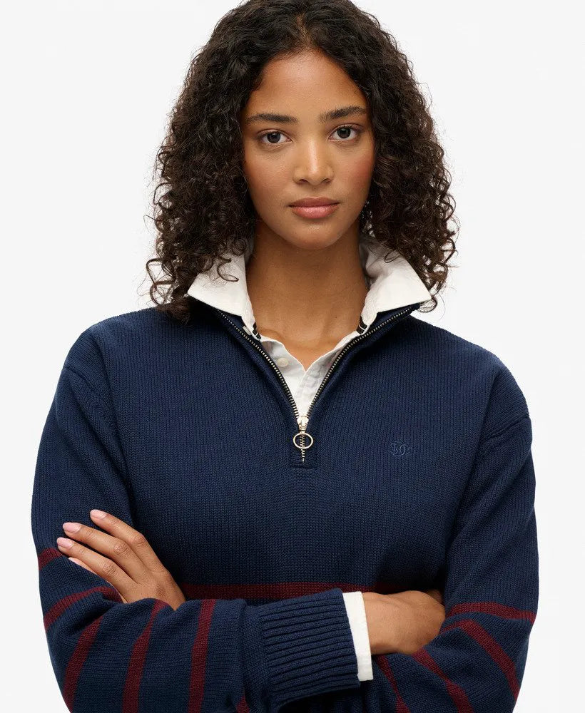 Richest Navy Port Stripe