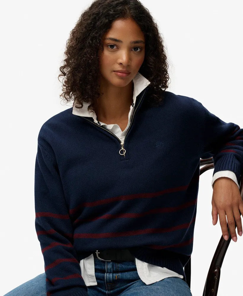 Richest Navy Port Stripe