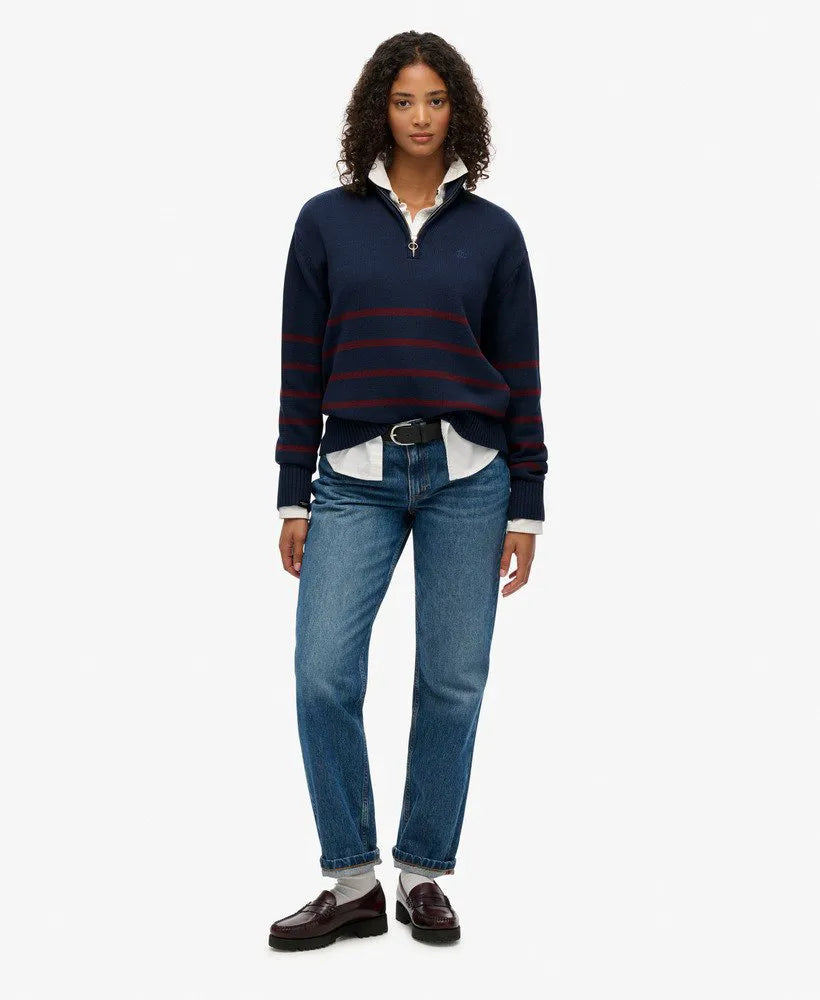 Richest Navy Port Stripe