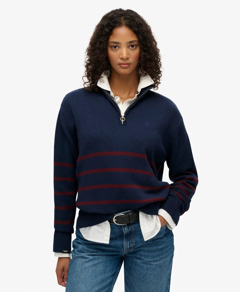 Richest Navy Port Stripe