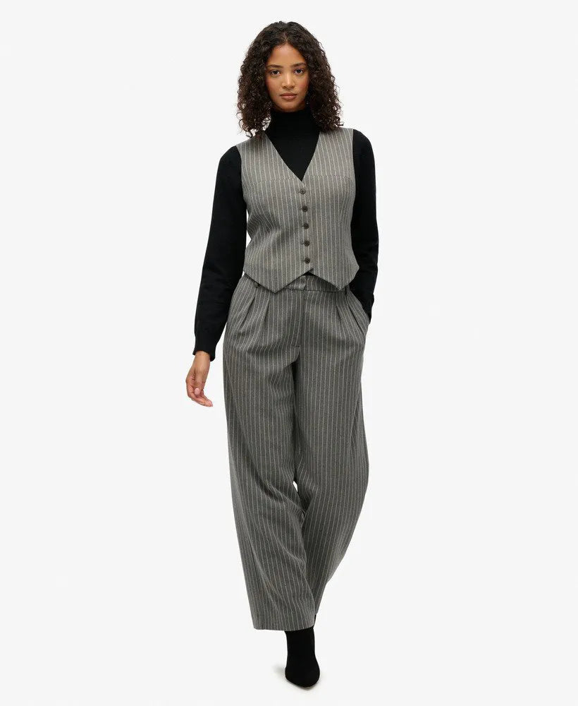 Grey Pinstripe
