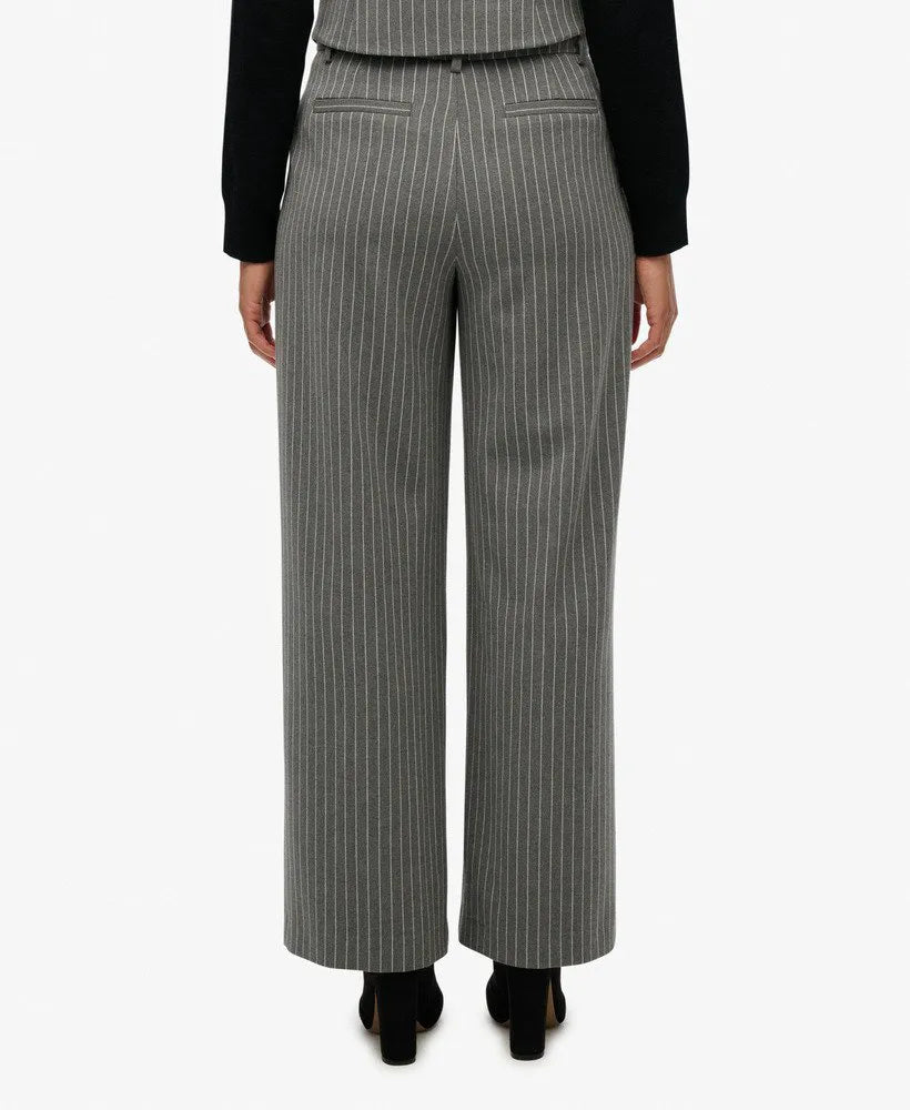 Grey Pinstripe