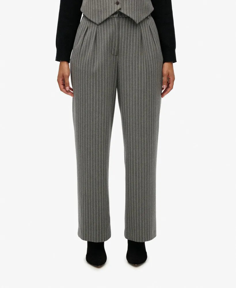 Grey Pinstripe