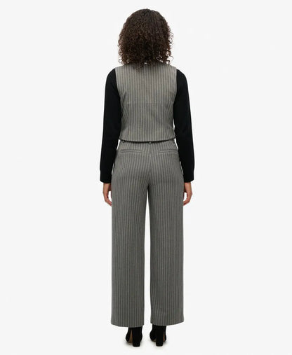 Grey Pinstripe