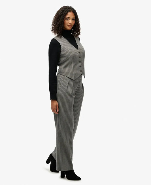 Grey Pinstripe