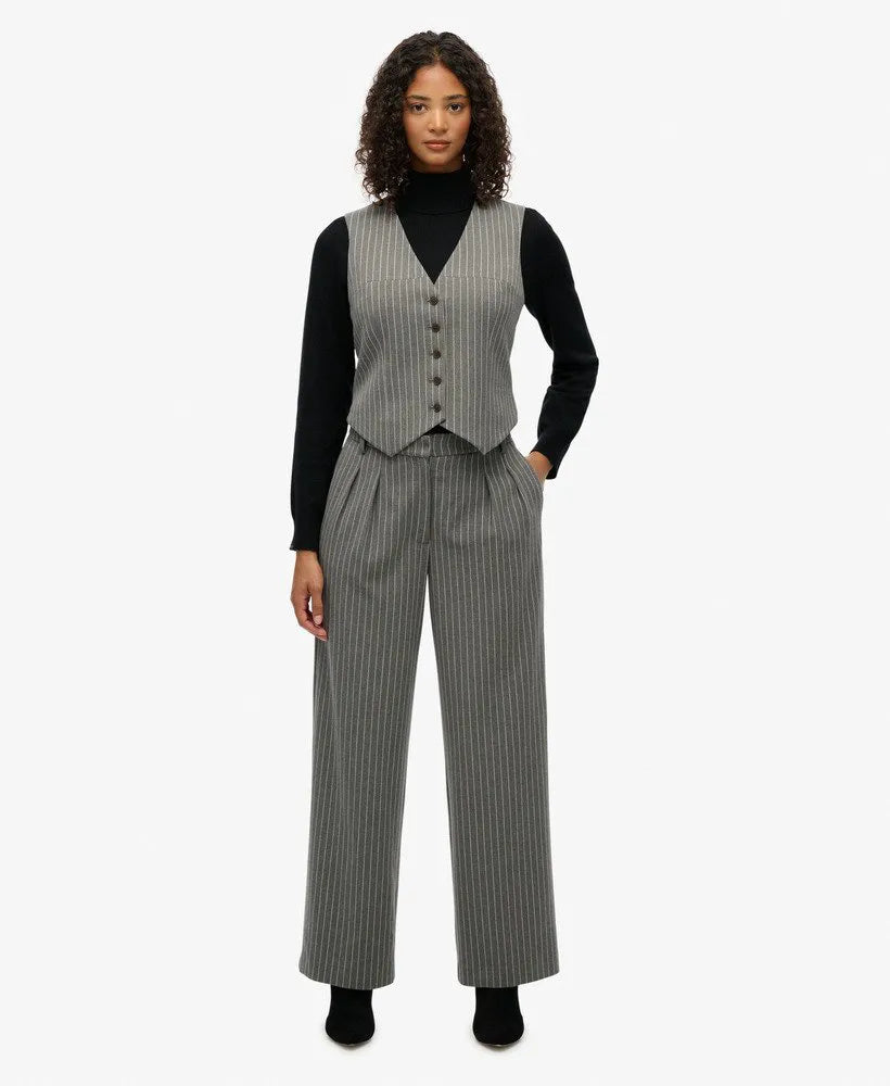 Grey Pinstripe