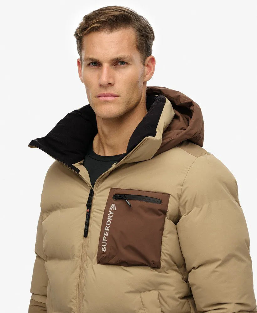 Ski Sports Padded Block Jacket