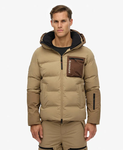 Ski Sports Padded Block Jacket