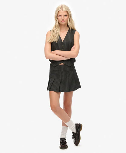 Charcoal Pinstripe