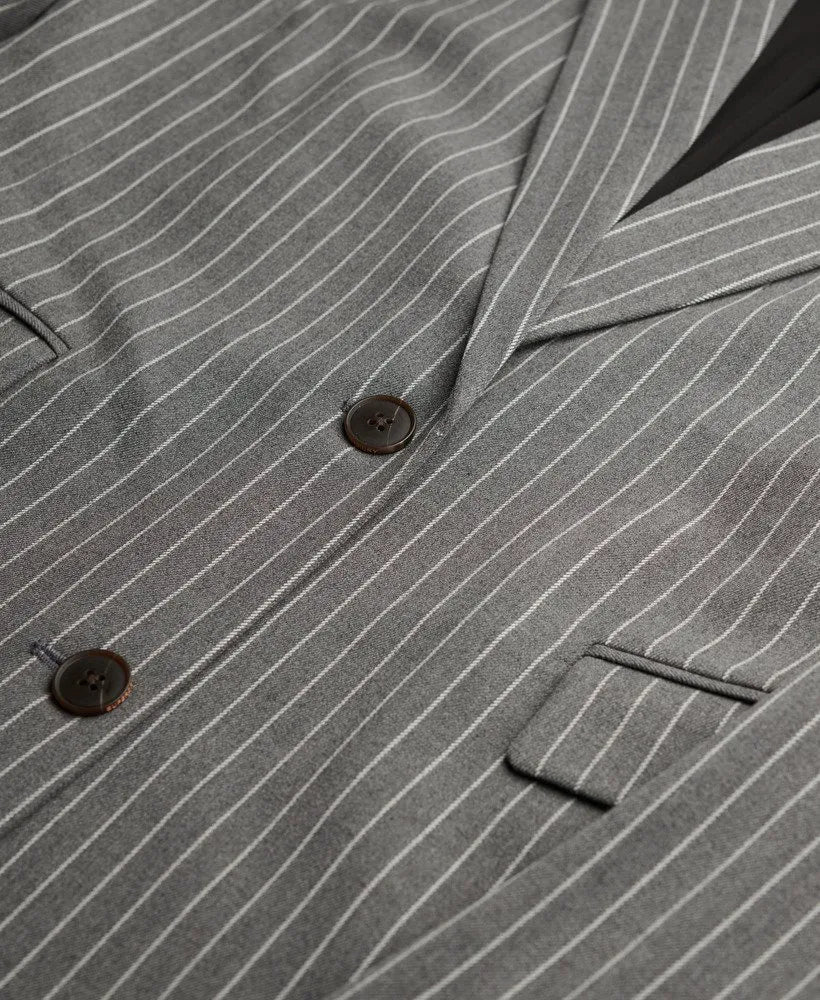 Grey Pinstripe