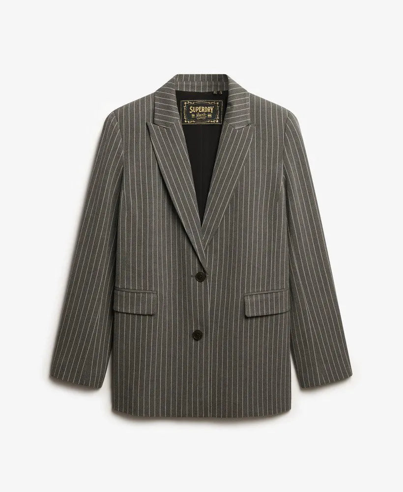 Grey Pinstripe