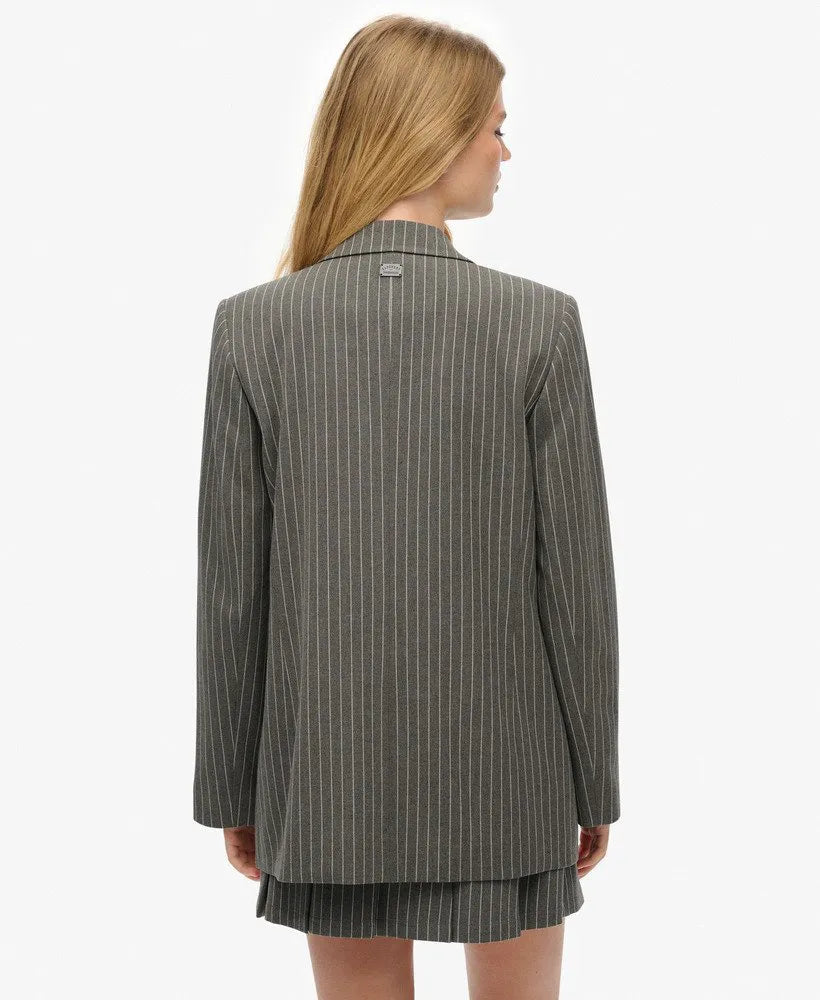 Grey Pinstripe