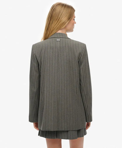 Grey Pinstripe