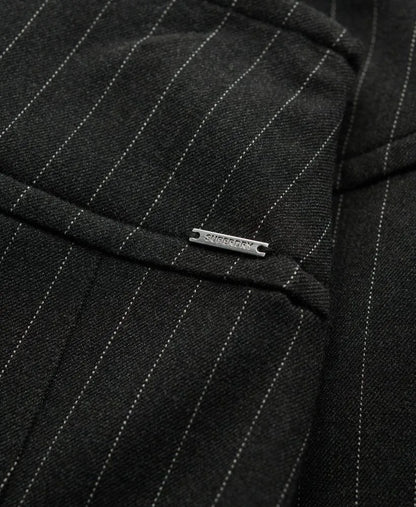 Charcoal Pinstripe