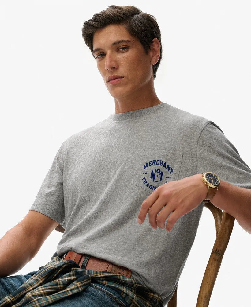 Vintage Sweat Light Grey Marl