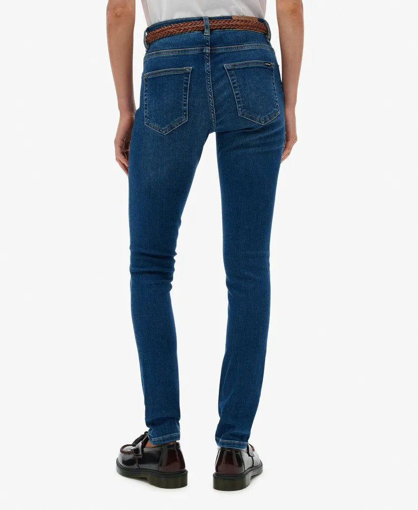Organic Cotton Mid Rise Skinny Jeans