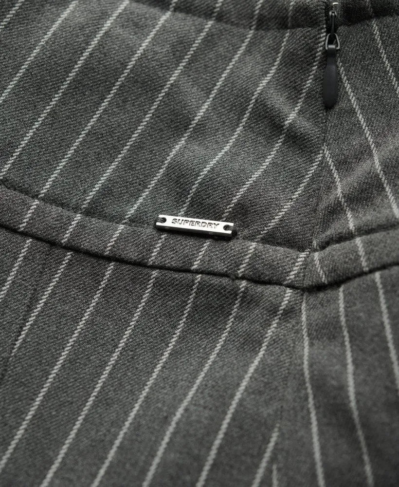 Grey Pinstripe