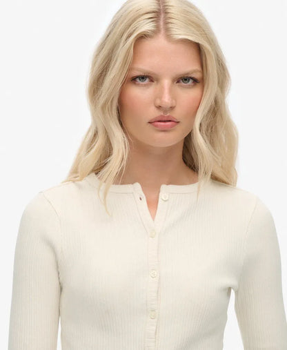 Athletic Essentials Ribbed Cardigan