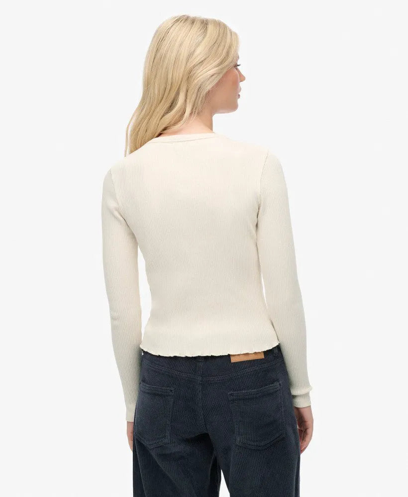 Athletic Essentials Ribbed Cardigan