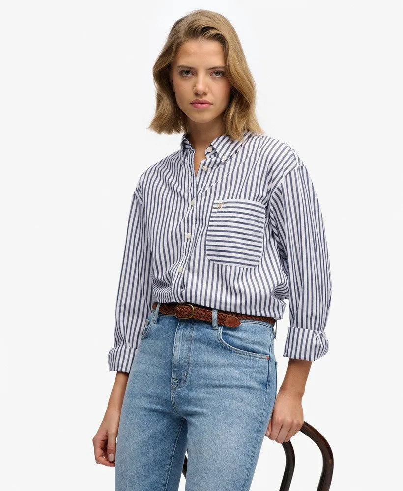 Poplin Relaxed Long Sleeve Shirt