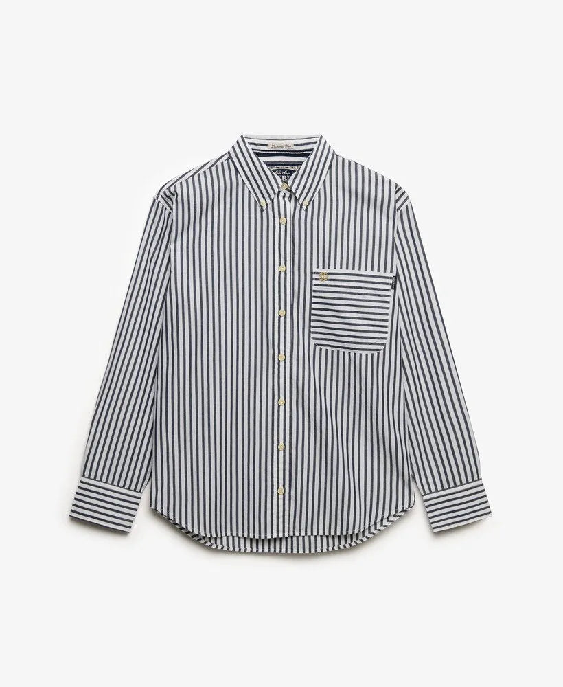 Poplin Relaxed Long Sleeve Shirt