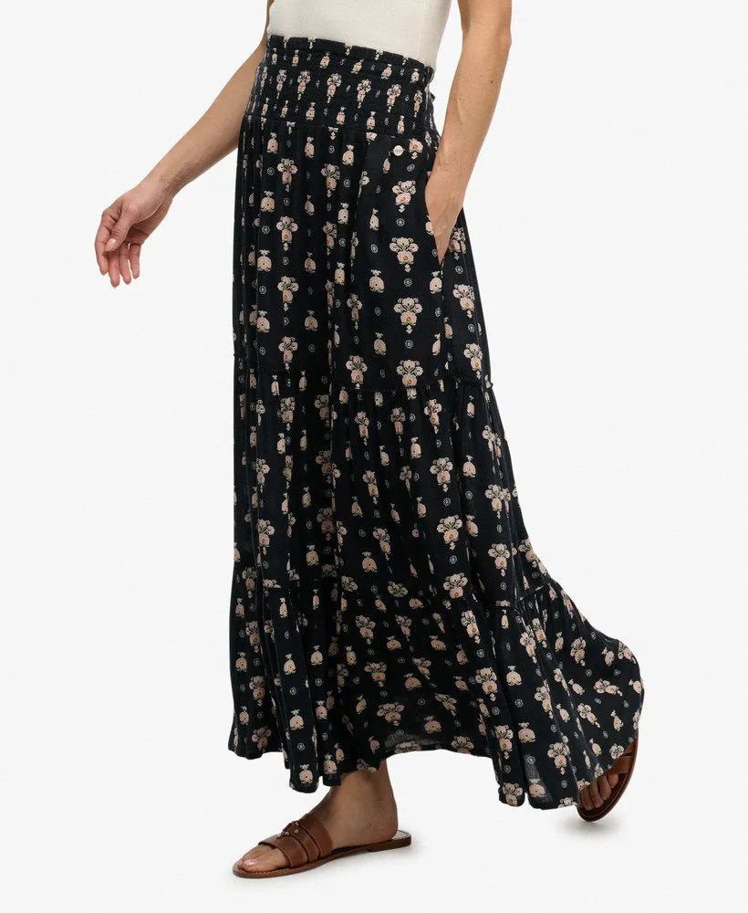 Print Maxi Skirt