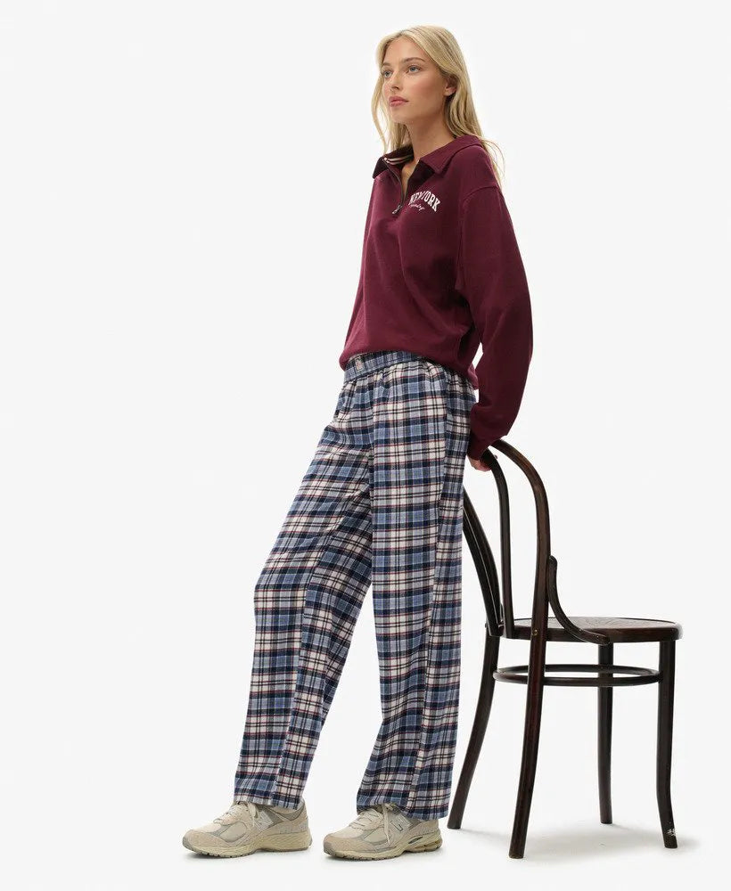 Blue/Red Check